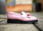 Solovair Allık Pembe çok Parlak Püsküllü Mokasen Erkekler F4d4212 - Image 6