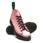 Solovair Allık Pembe Yüksek Parlaklıkta Maymun çizmesi Kadınlar F4d4345 - Image 3