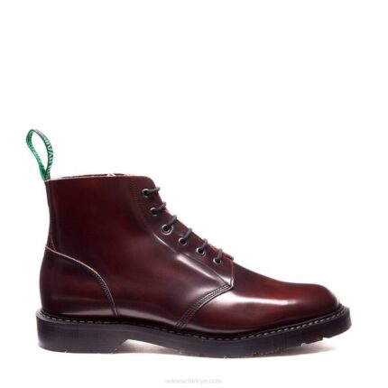 Solovair Bordo Oval 6 Gözlü Astronot Botu Kadınlar F4d4239