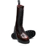 Solovair Bordo Silme 14 Gazlı çelik Burunlu Derbi Bot Erkekler F4d4130 - Image 3