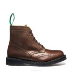 Solovair Gaucho Crazy Horse 6 Gözlü Brogue çizme Erkekler F4d424 - Image 2