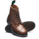 Solovair Gaucho Crazy Horse 6 Gözlü Brogue çizme Kadınlar F4d4254 - Image 3