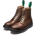 Solovair Gaucho Crazy Horse 6 Gözlü Brogue çizme Kadınlar F4d4254 - Image 4