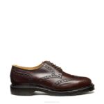 Solovair Kahverengi Horween 5 Gözlü Gibson Brogue Ayakkabı Erkekler F4d4167