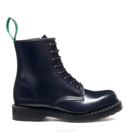 Solovair Lacivert Hi-shine 8 Gözlü Derbi çizme Erkekler F4d494
