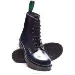 Solovair Lacivert Hi-shine 8 Gözlü Derbi çizme Kadınlar F4d4294 - Image 3