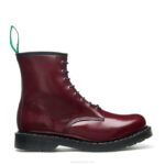 Solovair Merlot Vegan Hi-shine 8 Gözlü Derby Erkekler F4d4100 - Image 2