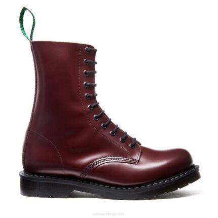 Solovair Oxblood Hi-shine 11 Gözlü Derbi çizme Kadınlar F4d4329
