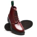 Solovair Oxblood Hi-shine 6 Gözlü Astronot Botu Kadınlar F4d4244 - Image 3