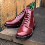 Solovair Oxblood Hi-shine 6 Gözlü Astronot Botu Kadınlar F4d4244 - Image 5