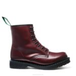 Solovair Oxblood Hi-shine 8 Gözlü Derbi çizme Erkekler F4d469 - Image 2