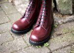 Solovair Oxblood Hi-shine 8 Gözlü Derbi çizme Erkekler F4d469 - Image 7