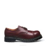 Solovair Oxblood Hi-shine çelik Burunlu Gibson Ayakkabı Kadınlar F4d4378