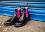 Solovair Pembe Ve Siyah Bayi Botu Kadınlar F4d4267 - Image 5
