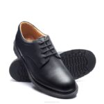 Solovair Postacı Siyah 4 Gözlü Gibson Ayakkabı Erkekler F4d4181 - Image 3