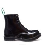 Solovair Siyah Hi-shine 8 Gazlı çelik Burunlu Derby çizme Erkekler F4d496 - Image 2