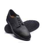 Solovair Siyah Mumlu 4 Gözlü Gibson Ayakkabı Erkekler F4d4186 - Image 3