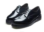Solovair Siyah Vegan Hi-shine Gibson Ayakkabısı Kadınlar F4d4388 - Image 4