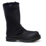 Solovair Siyah Yağlı Mühendis çizmesi Erkekler F4d4133