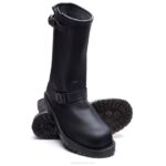Solovair Siyah Yağlı Mühendis çizmesi Erkekler F4d4133 - Image 3